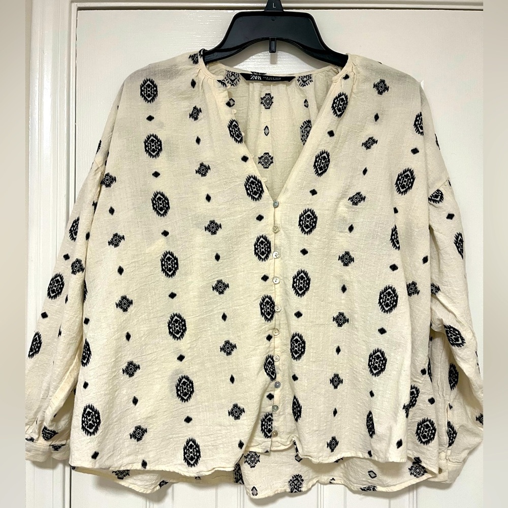 Zara blouse, size M